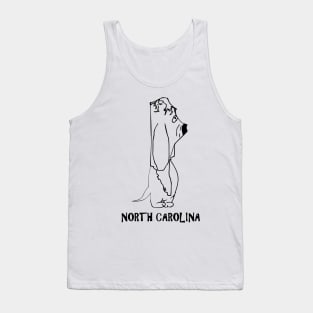 A funny map of North Carolina Tank Top